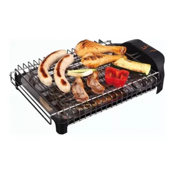 Grill elektryczny JATA BQ101 Barbecue ogrodowe 2400 W Czarny