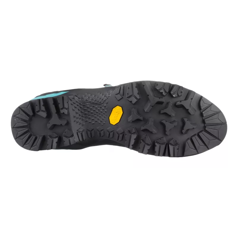 Salewa MTN Trainer Mid GTX Damskie Dorośli Czarny Niebieski Skóra Zamsz Vibram WTC