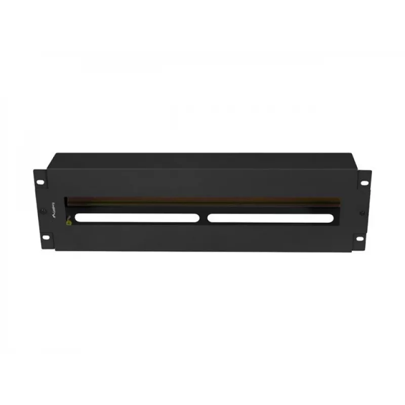 Panel zarządzania kablami Lanberg AK-VDP103-B stalowy czarny 482,5 mm