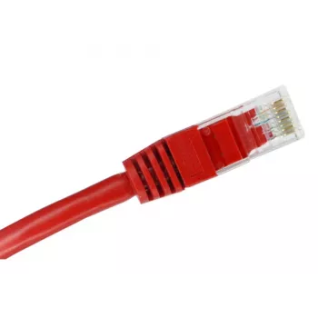 Alantec KKU5CZA1 kabel sieciowy Czerwony 0.25 m Cat5e U/UTP (UTP)