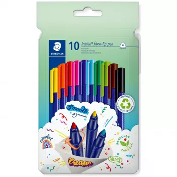 Pisak Staedtler 323 C10 — kolory mieszane, 10 kolorów, końcówka 1 mm