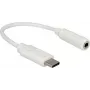 Kabel audio DeLOCK 65913 0,14 m 3,5 mm USB Biały
