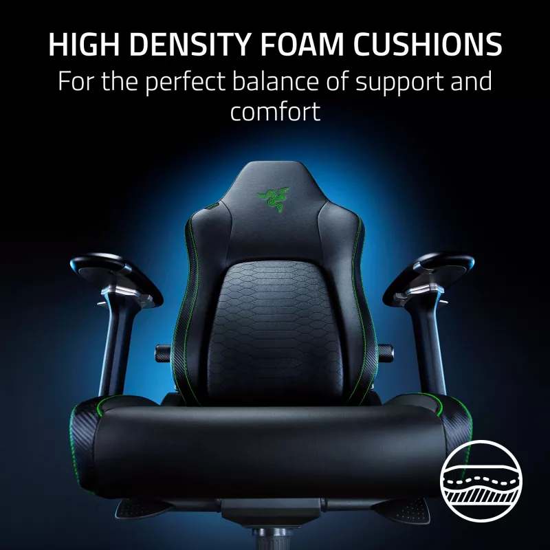 Fotel gamingowy Razer Iskur V2 Wyściełane siedzisko Czarny