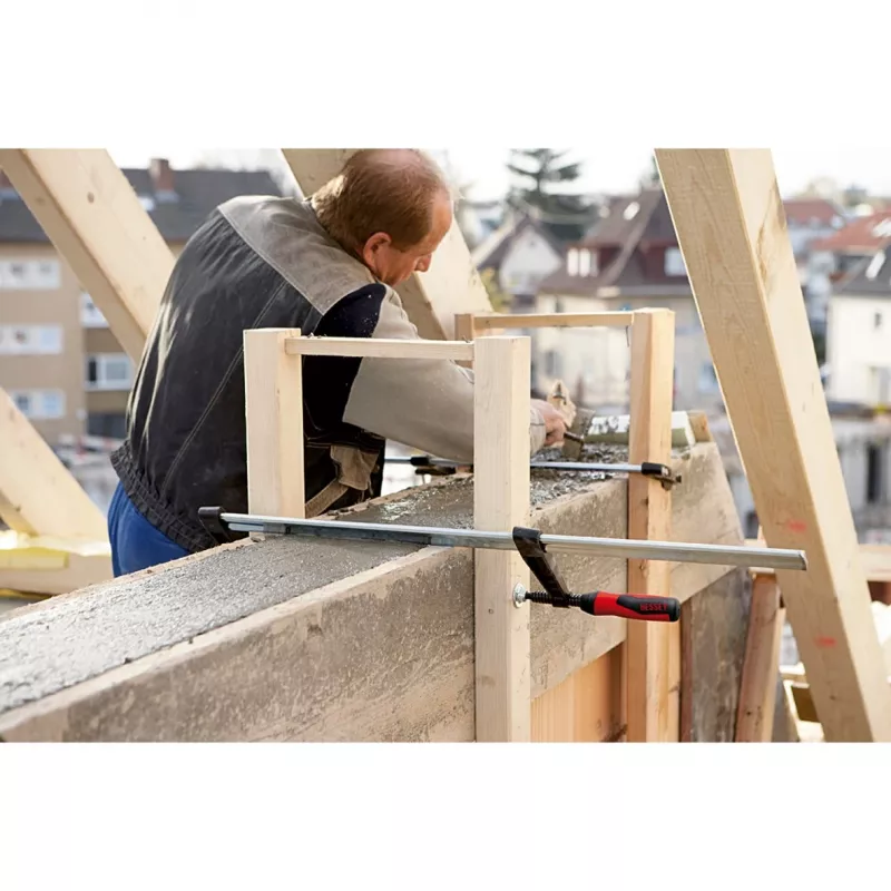 Zacisk F-clamp Bessey TGK100-2K 100 cm Aluminium Czarny Czerwony