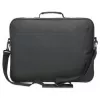 Torba na laptopa Manhattan Cambridge 17,3 inch, konstrukcja clamshell, czarna, NISKOKOSZTOWA, kieszeń na akcesoria, kieszeń na dokumenty z tyłu, pasek na ramię (odpinany), odpowiednik Targus CN418EU, futerał na notebook, trzyletnia gwarancja