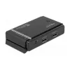 DELOCK DisplayPort 1.4 Switch 2 x 2 DisplayPort in to 1 x 2 DisplayPort out 8K