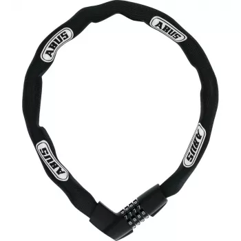 Zamek łańcuchowy ABUS 48566 Czarny biały 850 mm stal hartowana