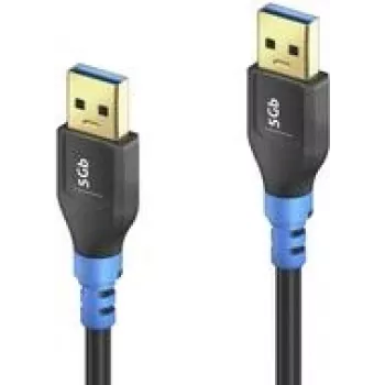 Kabel USB PureLink FI-U310-005 0,5 m USB 3.2 Gen 1 USB A Czarny Niebieski