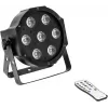 Lampa efektowa LED EUROLITE SLS-7 z 7 diodami LED, kompaktowy reflektor sceniczny