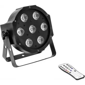 Lampa efektowa LED EUROLITE SLS-7 z 7 diodami LED, kompaktowy reflektor sceniczny