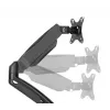 Ramie do monitora up up Economical Interactive Counterbalance Dual Monitor Arm matowa czerń VESA 75x75/100x100