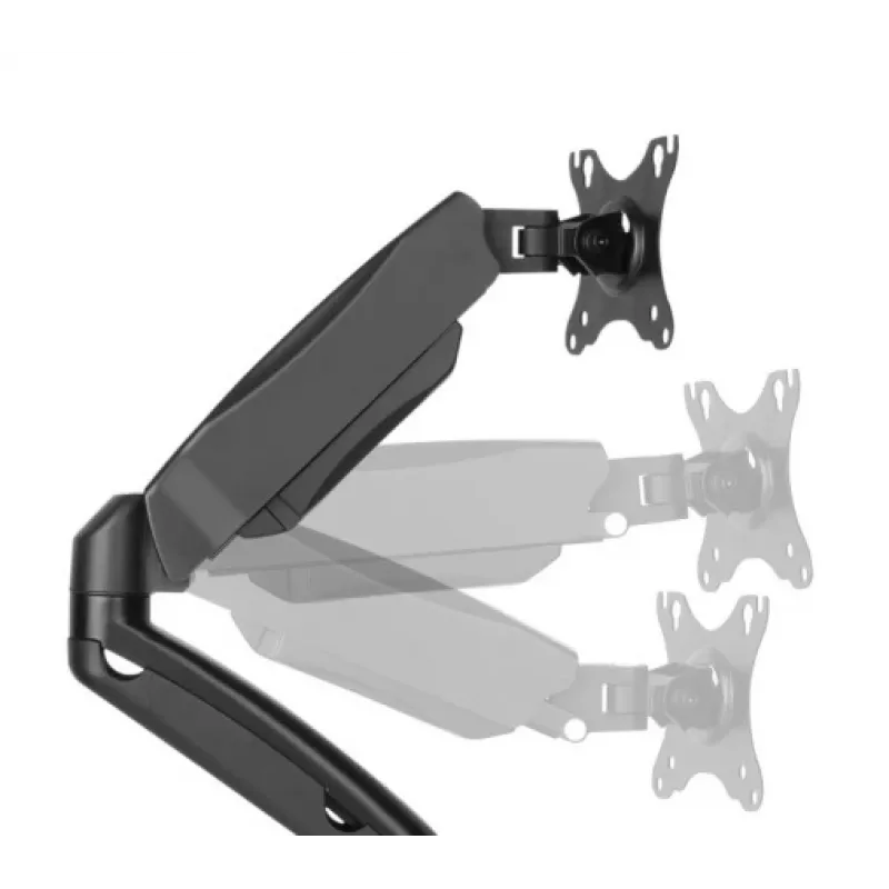 Ramie do monitora up up Economical Interactive Counterbalance Dual Monitor Arm matowa czerń VESA 75x75/100x100