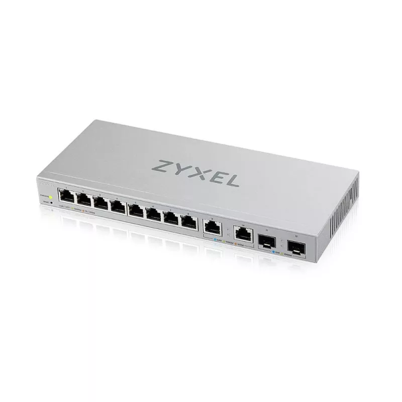 Przełącznik sieciowy Zyxel XGS1210-12-ZZ0102F zarządzany Gigabit Ethernet (10/100/1000) Szary