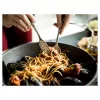 Wok/patelnia do stir-fry Ballarini 75002-815-0 okrągła antracytowa 30 cm, aluminium, 6-warstwowa powłoka nieprzywierająca granit/tytan
