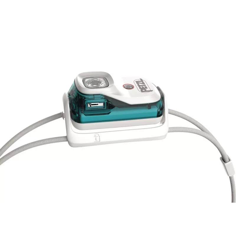Petzl Bindi Teal, biała latarka czołowa LED