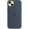 Pokrowiec silikonowy Apple iPhone 14 Plus MagSafe Storm niebieski