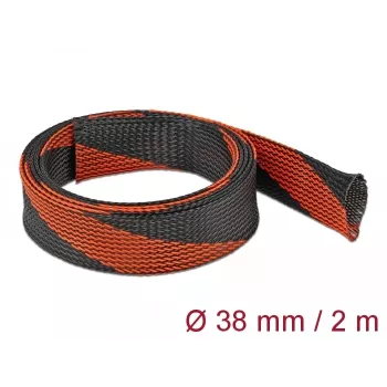 Osłona na kable DeLOCK 20753 czarno-czerwona