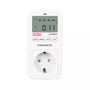 Gniazdo elektryczne z miernikiem zużycia energii Unit UT230B-EU — gniazdo wtykowe z licznikiem kilowatogodzin