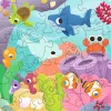 Drewniane puzzle dla dzieci Ravensburger — Kolorowa zabawa w morze, 22 elementy