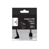 Kabel USB 2.0 do USB-C kątowy CC-USB2-AMCML-0.2M GEMBIRD
