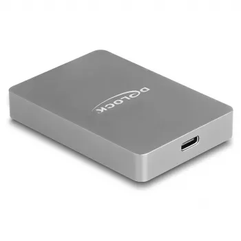 DeLOCK USB Type-C Card Reader CFexpress XQD Aluminium szary 10000 Mbit/s