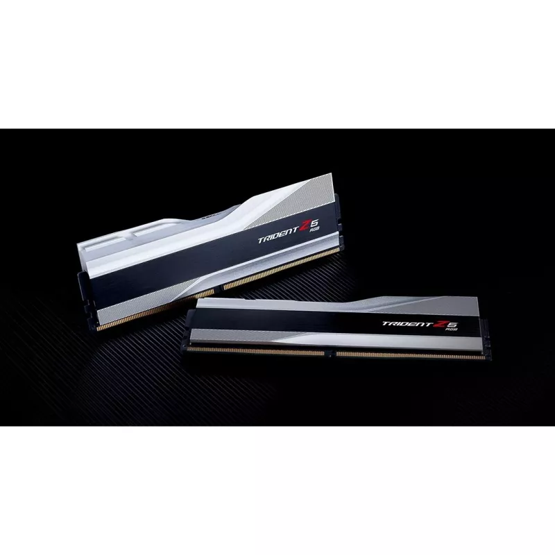 DIMM 32 GB DDR5-8000 (2x 16 GB) Dual-Kit, Arbeitsspeicher silber/schwarz, F5-8000J3848H16GX2-TZ5RS, Trident Z5 RGB, INTEL XMP