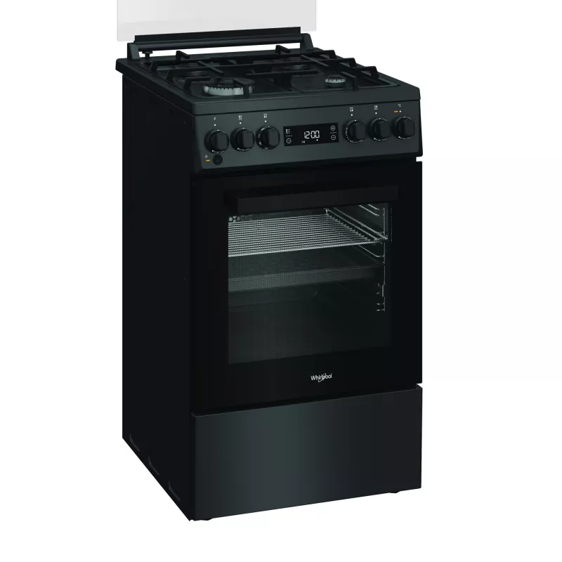 Kuchenka Whirlpool | W5G8LMSWTA | Typ płyty Gazowa | Typ piekarnika Elektryczny | Antracyt | Szerokość 50 cm | Głębokość 60 cm | 60 L