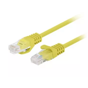 PATCHCORD Cat.5E UTP 1M Żółty FLUKE PASSED LANBERG 10-PACK