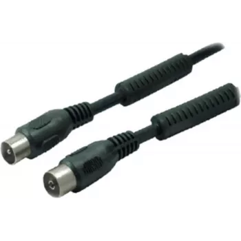 Kabel antenowy ShiverPeaks 80202-128-1.5S — przewód koncentryczny, 1,5 m, 100 dB, czarny