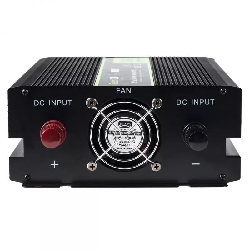 Przetwornica napięcia zielony Cell INV07, DC 12 V na AC 230 V, 300 W, 50 Hz, wtyczka typu C, czarna