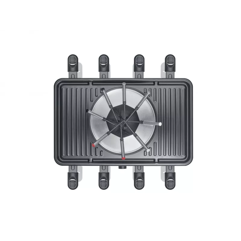 Grill do raclette Severin RG 2347 8 osób 1400 W Czarny