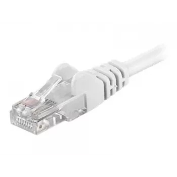 Wentronic Goobay Kabel krosowy CAT 5e, U/UTP, biały, 0,25 m - CCA (miedź platerowana aluminium) (68614)