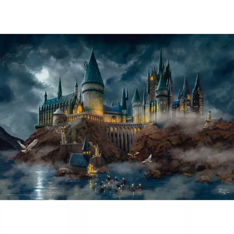 Thomas Kinkade Studios Wizarding World Harry Potter - Zamek Hogwart, Puzzle 1000 elementów