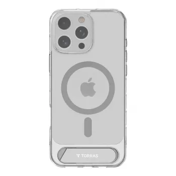 Torras Seria Pstand Etui na iPhone 16 Pro (przezroczyste)
