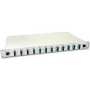 Lightwin LWL Splice Box, 24 włókna, 12x DSC Multimode, pigtaile 50/125µm OM3 (SPBOX 24G50 OM3 DSC)
