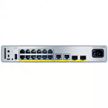 Przełącznik sieciowy zarządzalny Cisco C9200CX-12P-2X2G-E Gigabit Ethernet PoE 14 portów