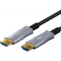 Goobay 65558 HDMI-kabel 100 m HDMI Type A (Standard) Czarny - szary (65565)