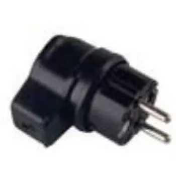 Wtyczka elektryczna Bachmann 919.178 Czarna