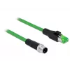 Kabel sieciowy DeLOCK 85438 RJ45 Ethernet Cat6 2m Czarny
