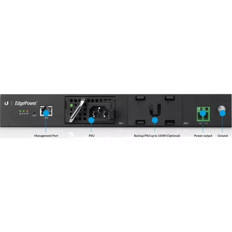 Zasilacz UBIQUITI EP-54V-150W 150 W, AC 100–240 V, 50–60 Hz, czarny