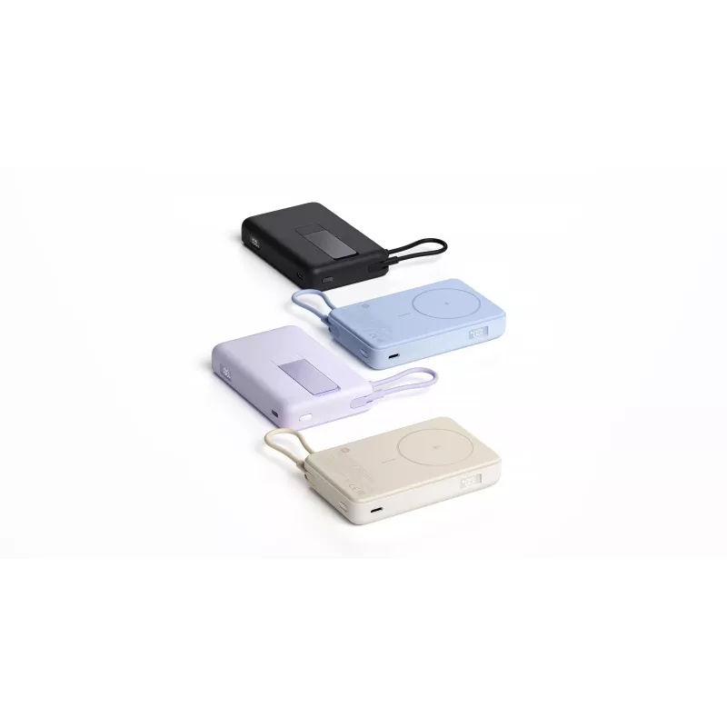 Power bank Xiaomi BHR08P9GL 5900 mAh Li-Ion, ładowanie bezprzewodowe, USB-C, szary