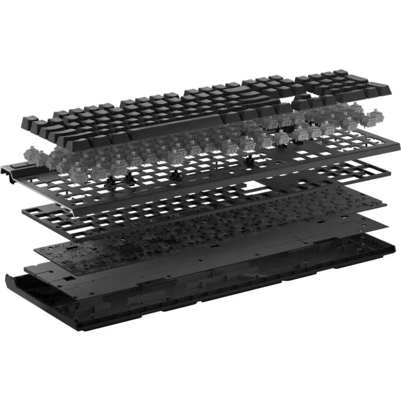 Klawiatura Corsair K70 MAX Gaming USB Niemiecka Czarna