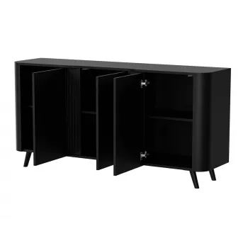 Cama VOLARE komoda 151 x 39 x 75 cm czarny
