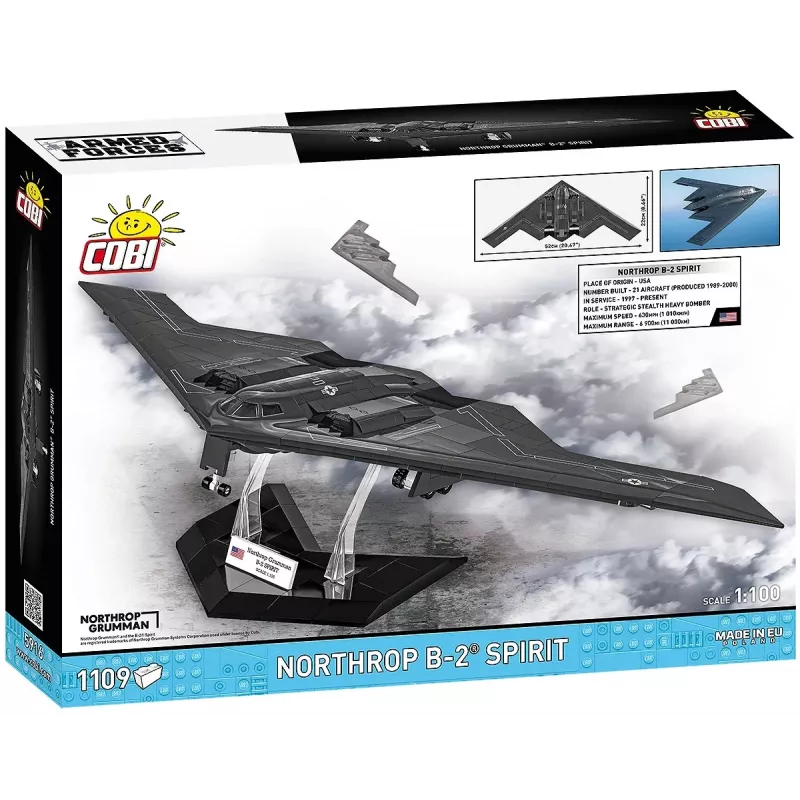 Zestaw konstrukcyjny Cobi Northrop Grumman B-2 SPIRIT model kit, marka Cobi, MPN 5916