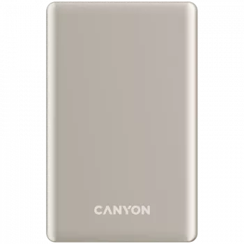Canyon OnPower 505 - Powerbank - 5.000 mAh - wejście USB-C - wyjście USB-C PD 20W + ładowanie bezprzewodowe MagSafe 1