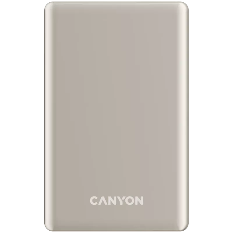 Canyon OnPower 505 - Powerbank - 5.000 mAh - wejście USB-C - wyjście USB-C PD 20W + ładowanie bezprzewodowe MagSafe 1