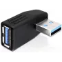 Adapter USB 3.0 M/F DeLOCK 65342 czarny