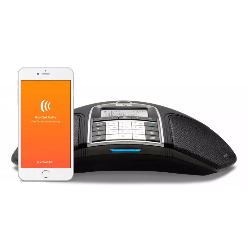 Konftel 300IPx - VoIP-Konferenztelefon - SIP v2 - Liquorice Black - dla Konftel C50300IPx Hybrid