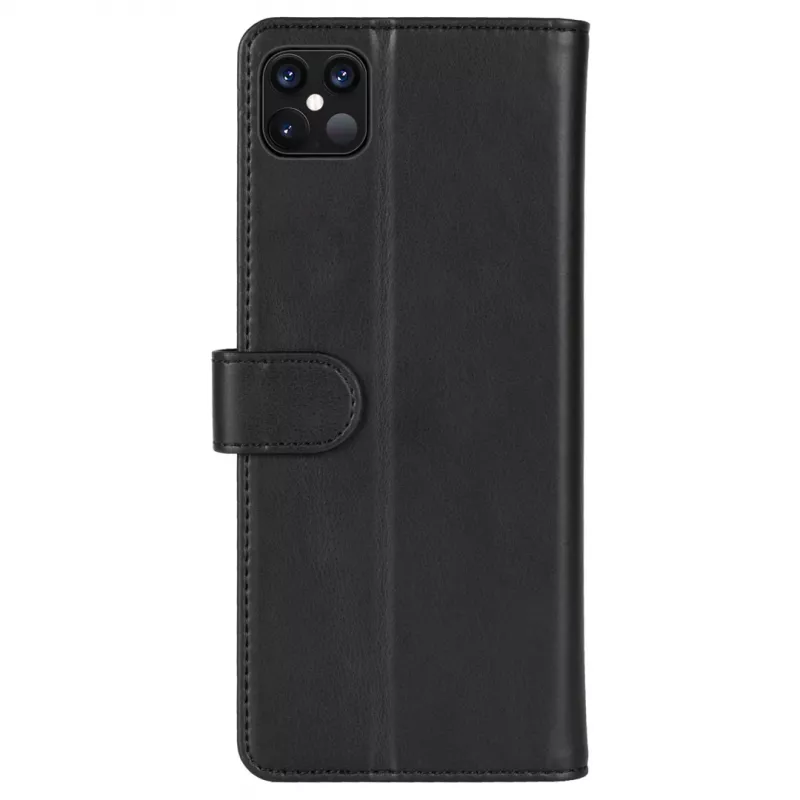 Etui portfel Krusell do Apple iPhone 12 Pro Max — czarne, etui typu folio z kieszenią na karty