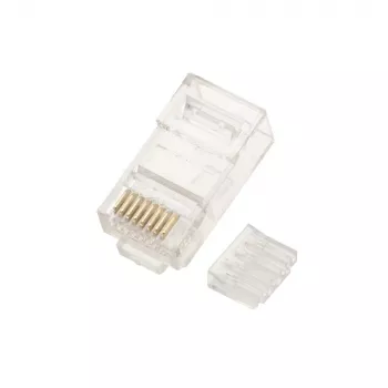 Kabel sieciowy Extralink Złącze RJ45 CAT6 UTP RJ45 8P8C przezroczyste